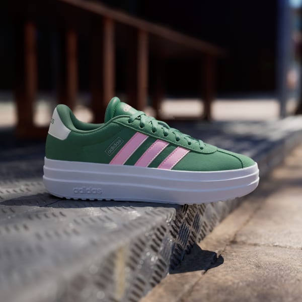 adidas VL Court Bold Shoes Green adidas UK