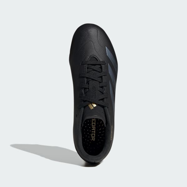 Black Predator League Firm Ground Boots Kids