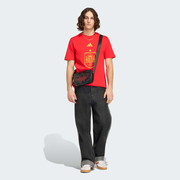 rouge T-shirt graphique Espagne DNA