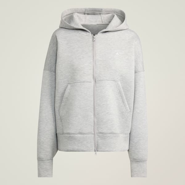 Adidas By Stella McCartney Scuba Hoodie - Grey | Free