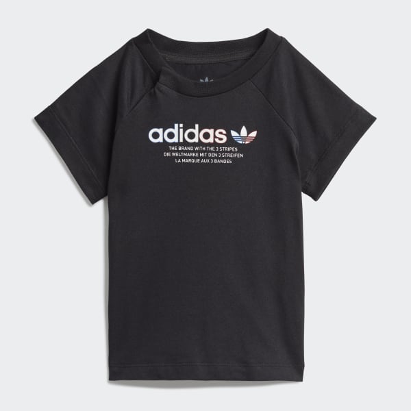 Zwart Adicolor Graphic T-shirt