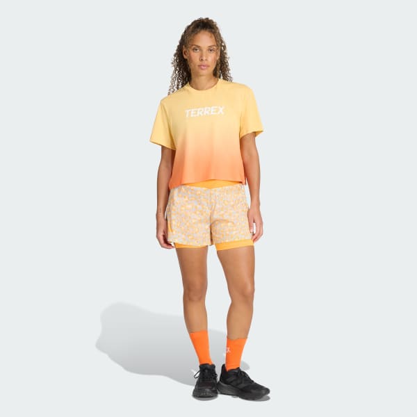 Orange Terrex Multi Tee Meadow Pack