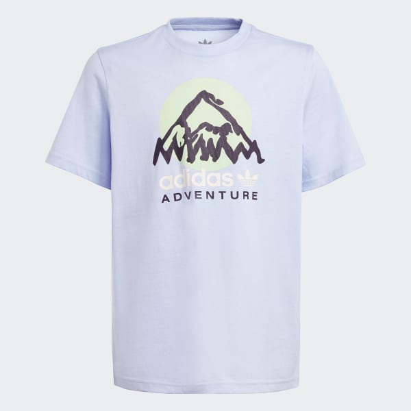 Blau adidas Adventure T-Shirt