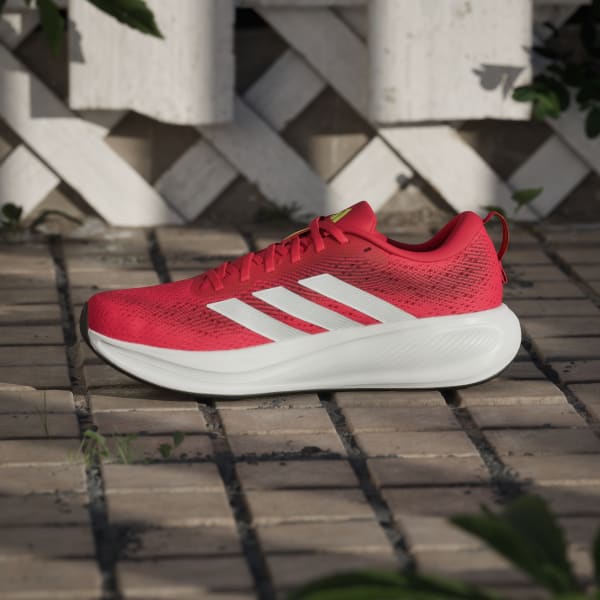 adidas RESPONSE PACE RUNNING SHOES - Red | Free Shipping with