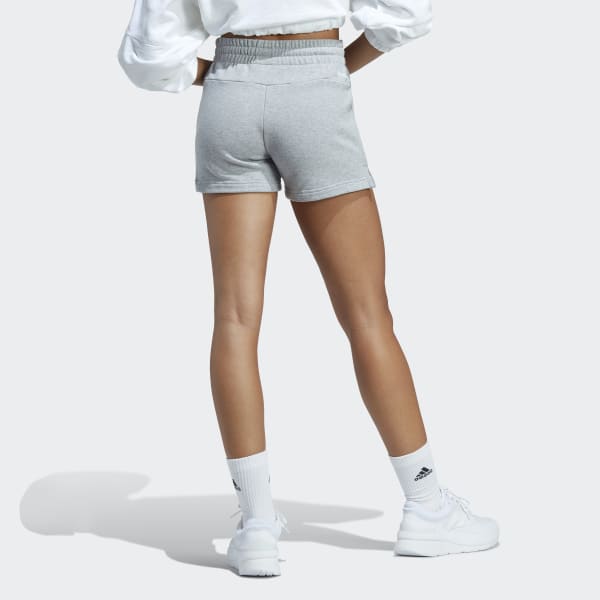 Grey Essentials Linear French Terry Shorts