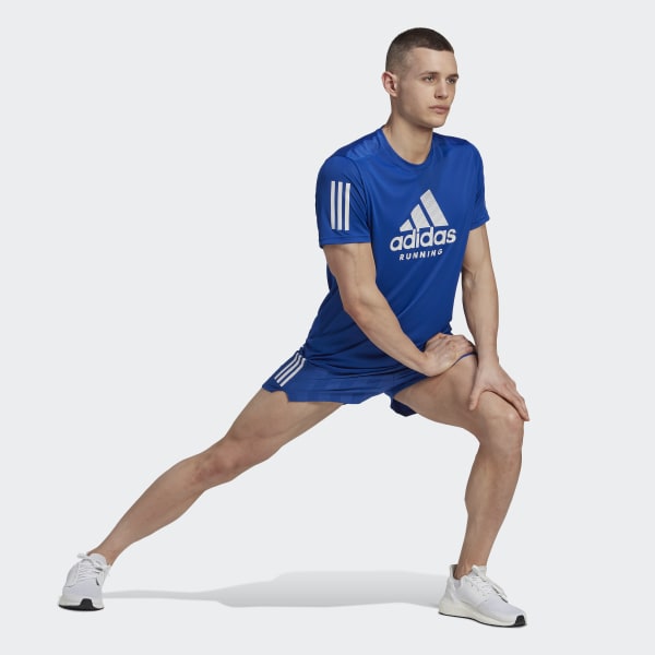 Azul Camiseta Own the Run AEROREADY Graphics In-Line Running VC650