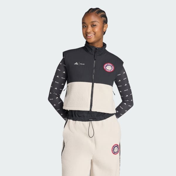 Beige adidas x MOON BOOT Gilet