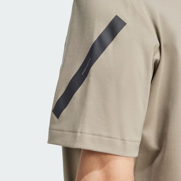 adidas Z.N.E. Tee - Brown | adidas India