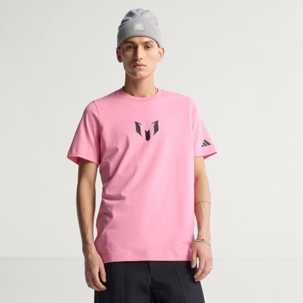 Rosa Messi Graphic T-skjorte