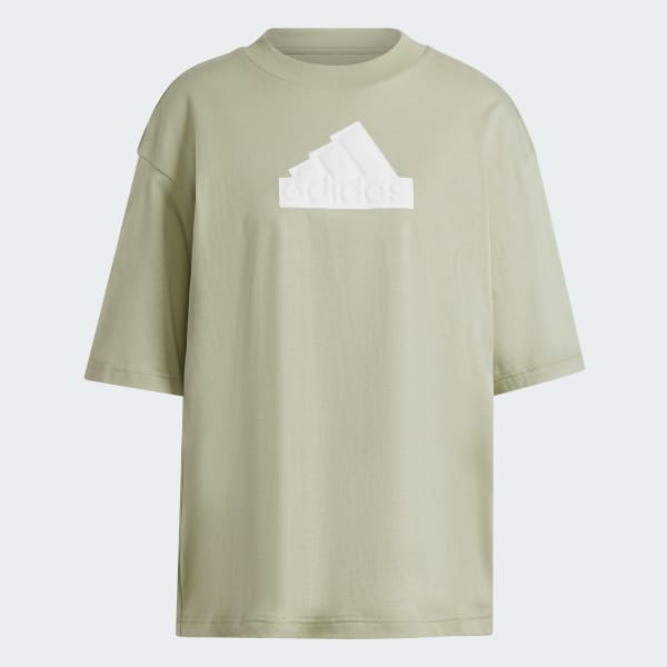 Green Future Icons Badge of Sport Boyfriend Tee