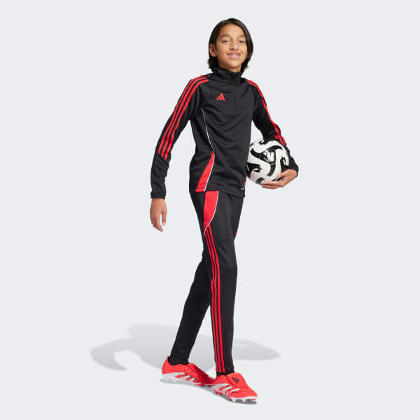 Zwart Tiro 24 Slim Training Broek Kids