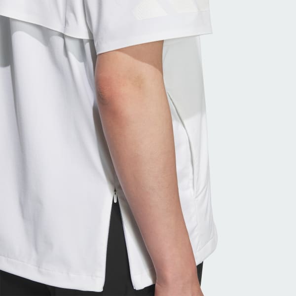 アディダス 【ゴルフ】アディゼロ 撥水 ハーフジップ 半袖ウィンドウ