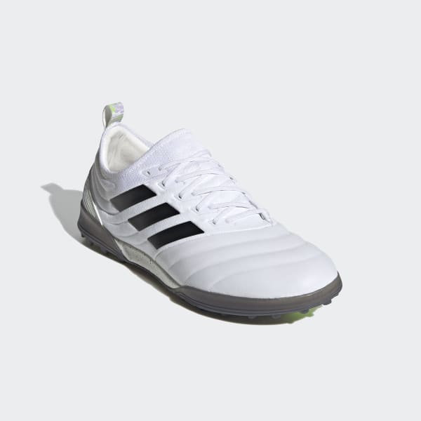 adidas Copa 20.1 Turf Shoes - White 