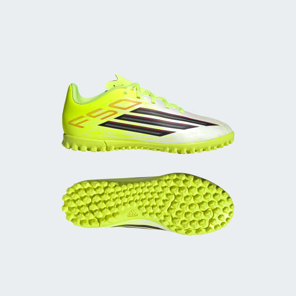 Verde Botines F50 CLUB para Pasto Artificial para Niños