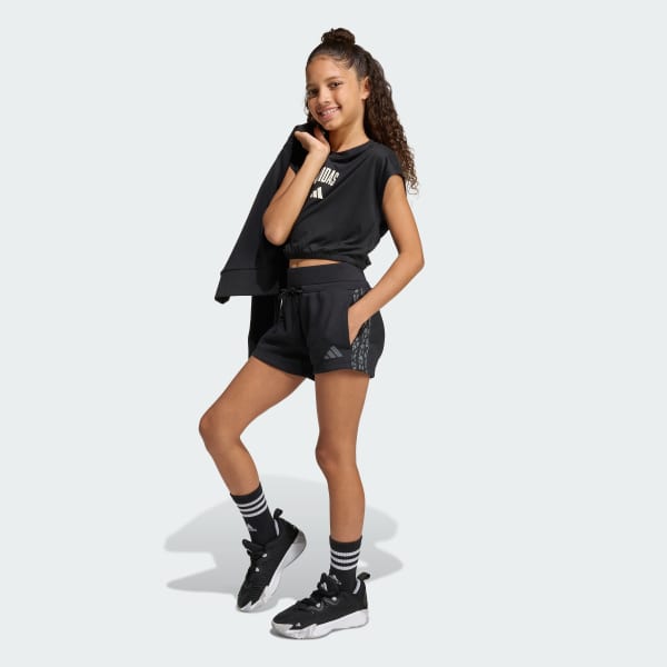 Black SEASONALS ANIMAL SHORTS