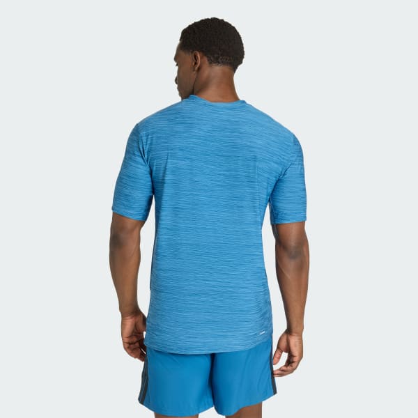 Blue WORKOUT ESSENTIALS FLEX T-SHIRT