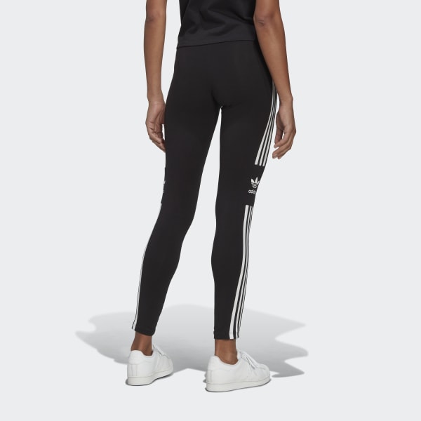 adidas LOUNGEWEAR Trefoil Legging - Zwart | adidas Officiële Shop