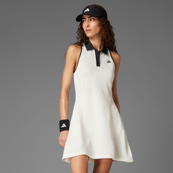 biela Šaty adidas Heritage Tennis