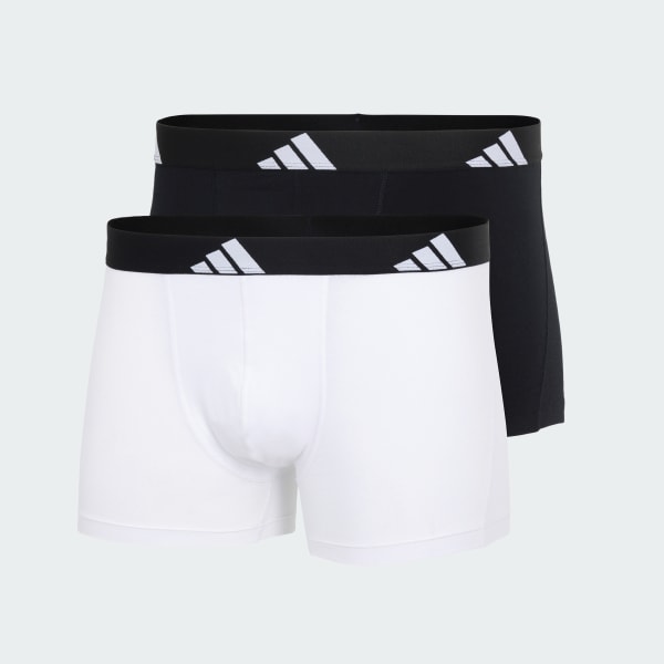 Black ACTIVE FLEX COTTON TRUNK 2 PACK UNDERWEAR
