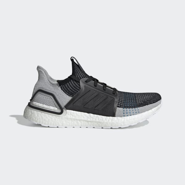 Men's Ultraboost 19 Core Black and Grey 