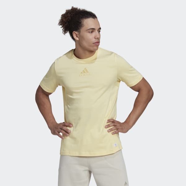 Adidas originals adicolor linear t-shirt in yellow online