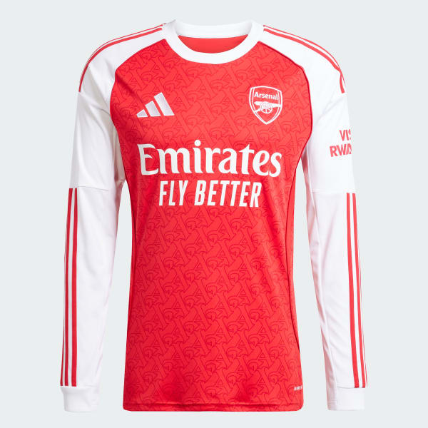 Κόκκινο Arsenal 25/26 Long Sleeve Home Jersey