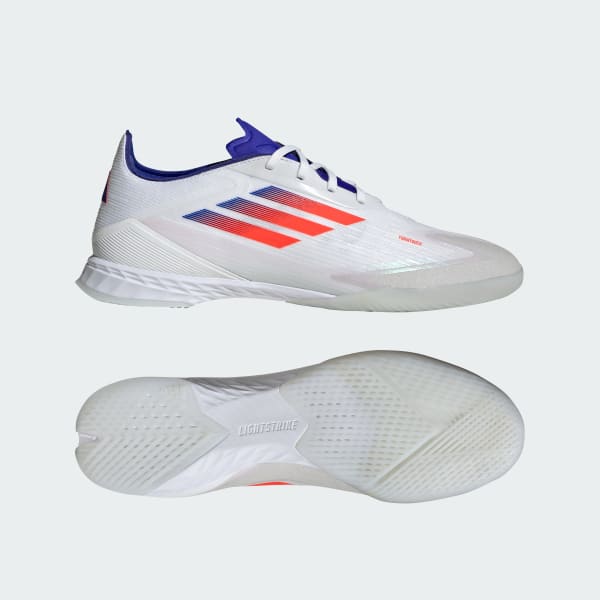 Blanco Zapatos de fútbol F50 Pro Cancha Cubierta