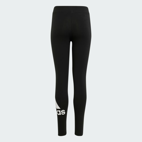 Preto Leggings de Algodão Essentials