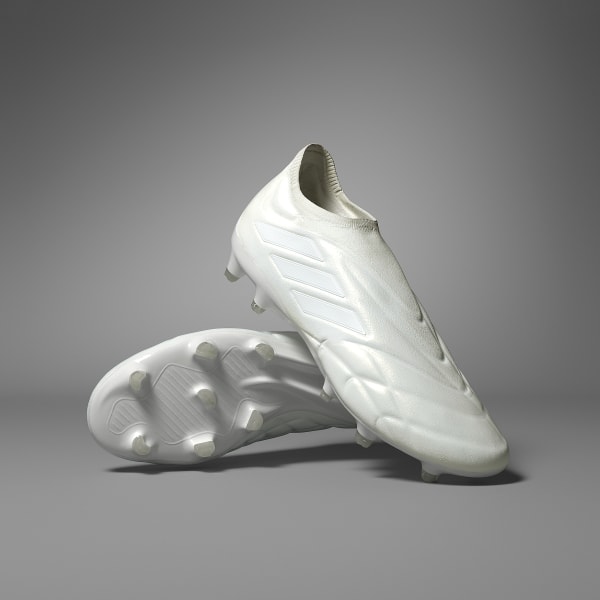 White Copa Pure+ Firm Ground Boots