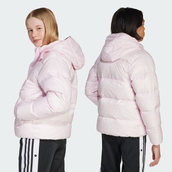 Pink Adicolor dunjakke til børn