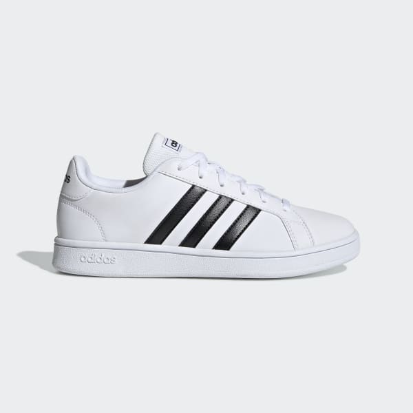 adidas grand court white womens