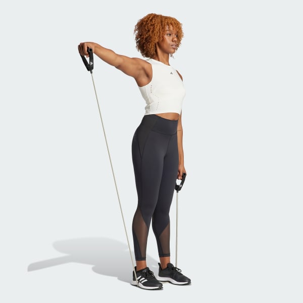 Branco Regata HIIT Crop HEAT.RDY