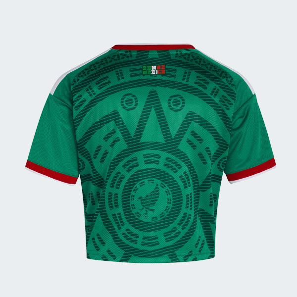 adidas Mexico 26 Home Cropped Jersey - Green | Free Shipping with