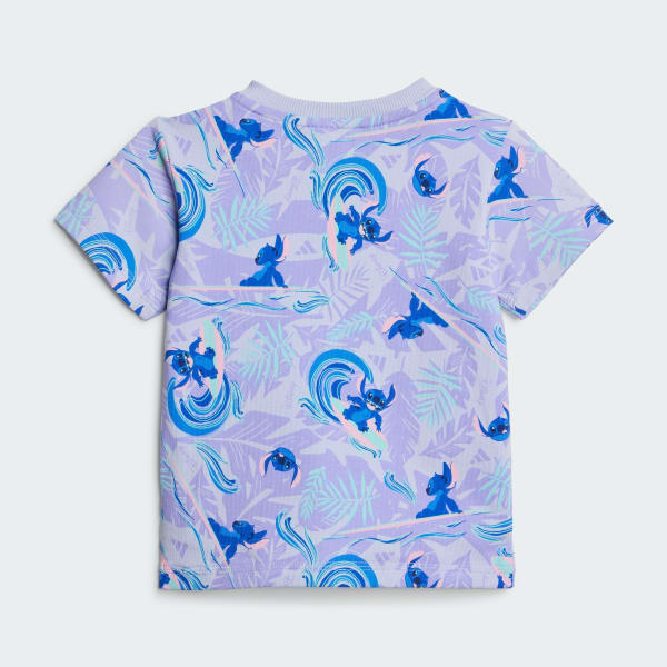 Purple ADIDAS DISNEY LILO & STITCH T-SHIRT SET