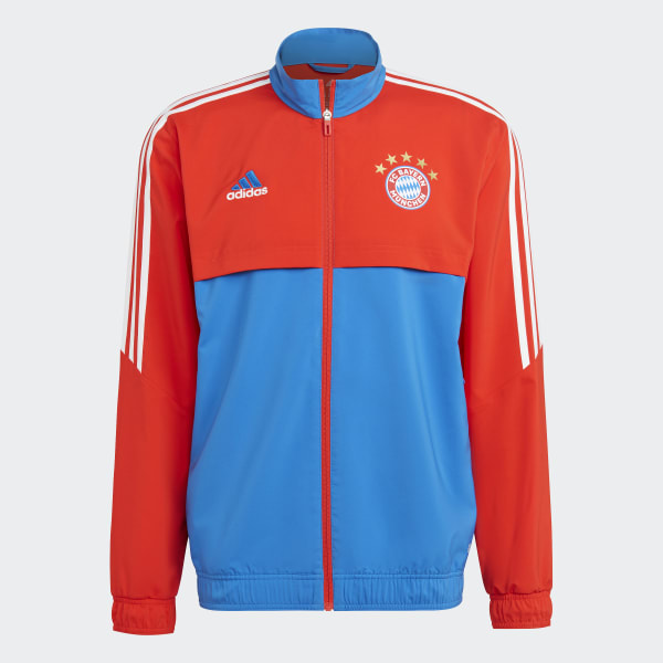 Czerwony FC Bayern Condivo 22 Presentation Jacket