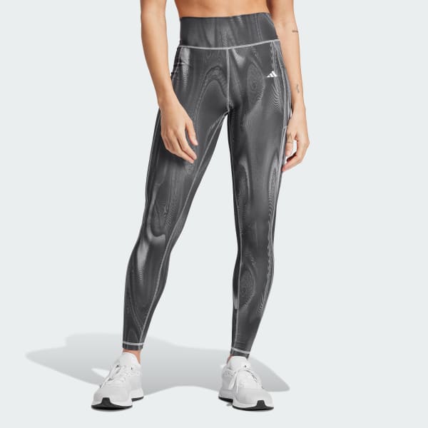 Xam Quần Legging Dáng Dài Họa Tiết Optime