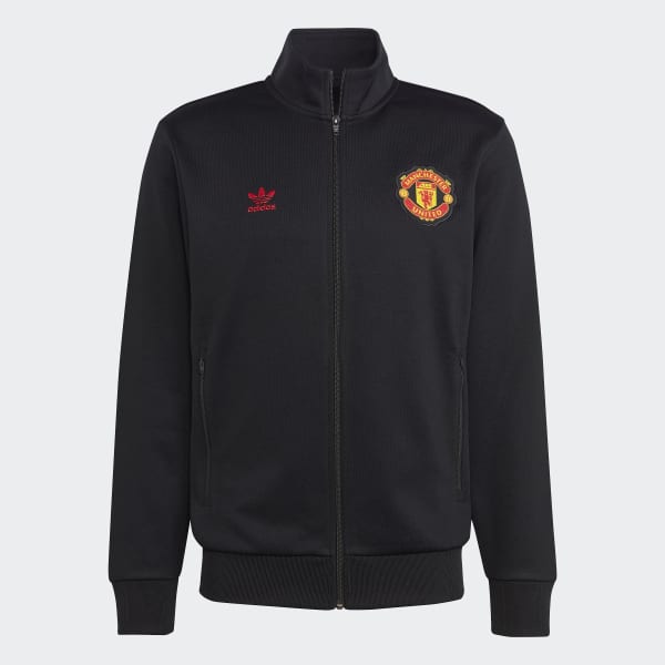Sort Manchester United Essentials Trefoil træningsoverdel