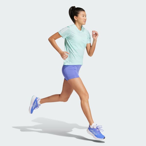 Turquoise Own The Run Tee