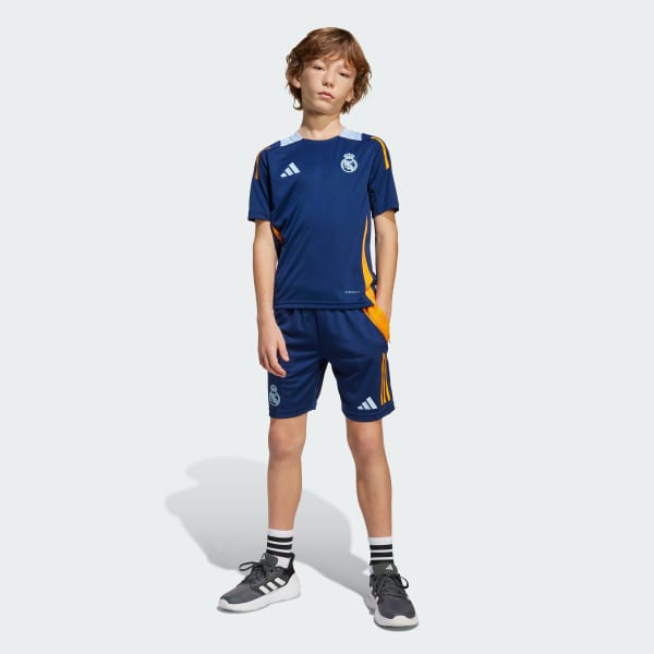 Blue Real Madrid Tiro 24 Competition Training Jersey Kids