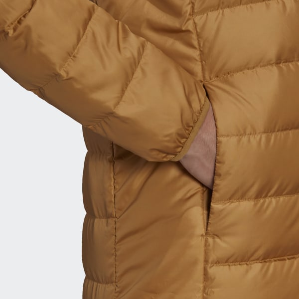 hnědá Parka Essentials Down IZG15