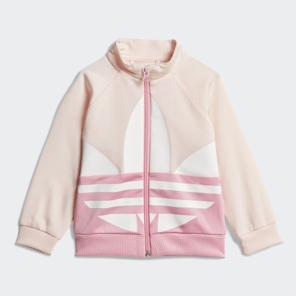 adidas Large Trefoil Track Suit - Pink | adidas Canada