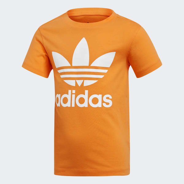 Adidas trefoil hot sale tee gold