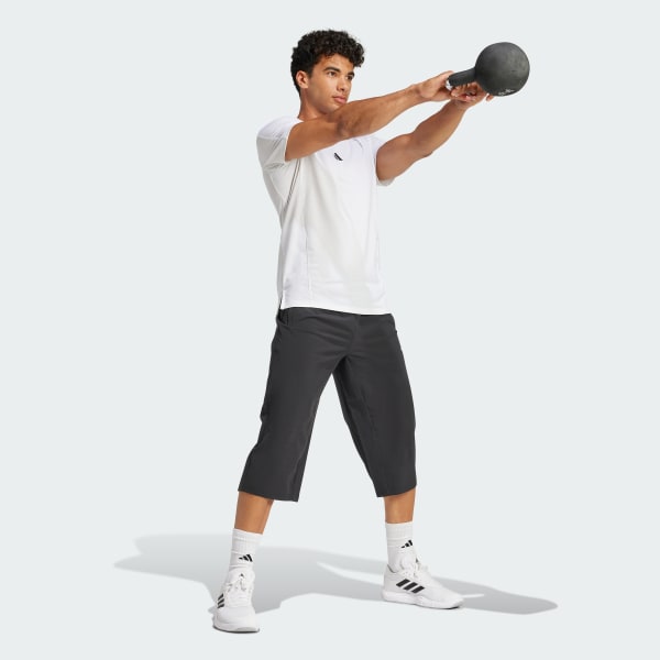 Nero Pantaloni Train Essentials Woven 3/4