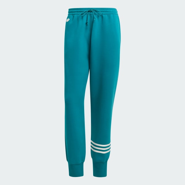 Adidas turquoise track pants discount