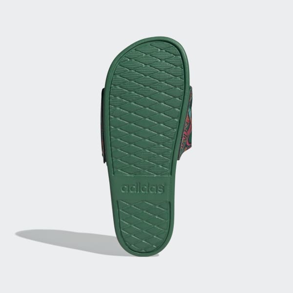 Green Adilette Comfort Sandals