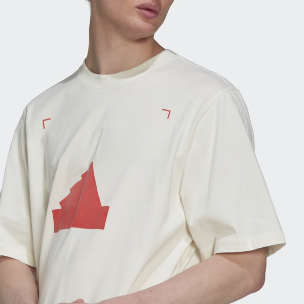Camiseta Oversize Branco adidas adidas Brasil