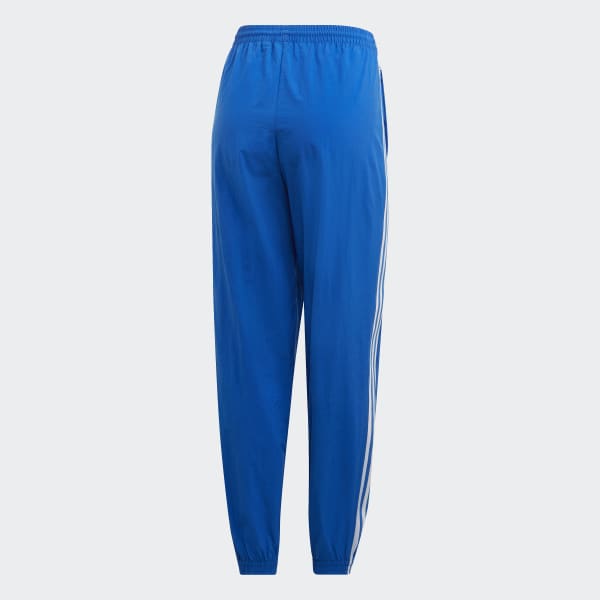 blue adidas trousers