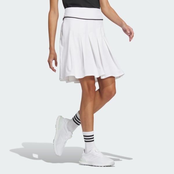 White 에어로레디 하이웨이스트 플리티드 스커트