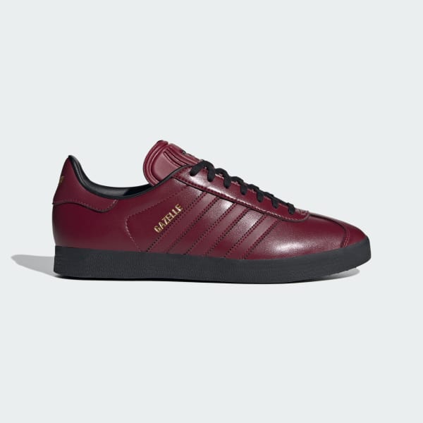 Adidas gazelle trainers red/black cheap