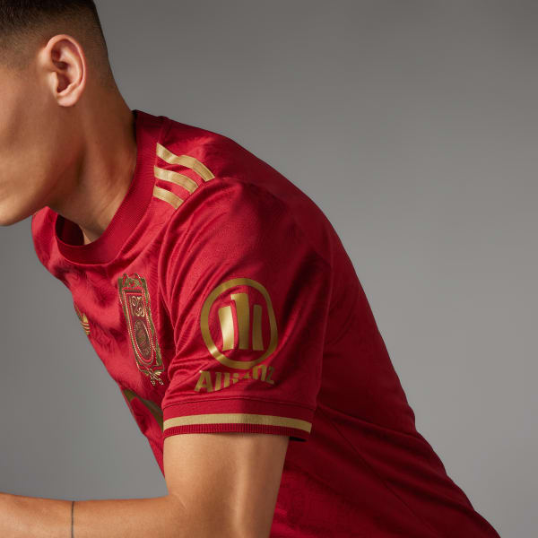 Weinrot FC Bayern München Anniversary Trikot